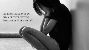 Depression Survey of India Private Sector Employees Hikes to 42%