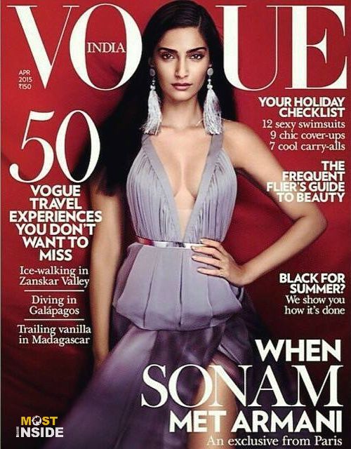 Sonam Kapoor Vogue Cover 2015