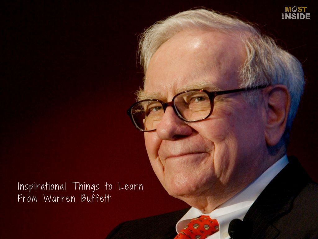 Things to Learn From Warren Buffett