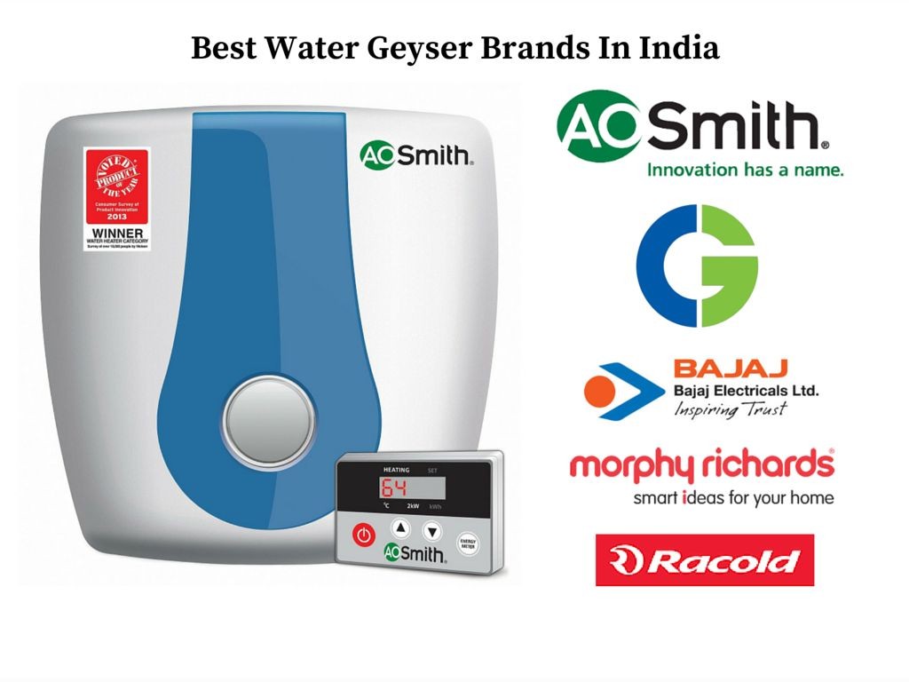 best water heaters india