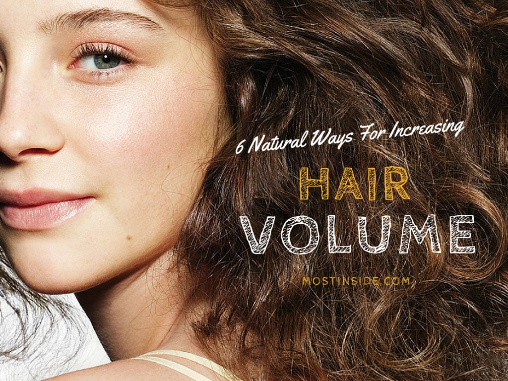 ways for increasing hair volume