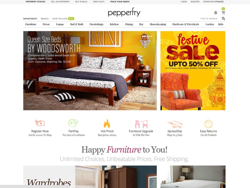 Best Online Furniture Websites in India