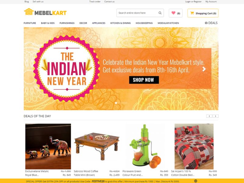 Mebelkart Online Furniture Website