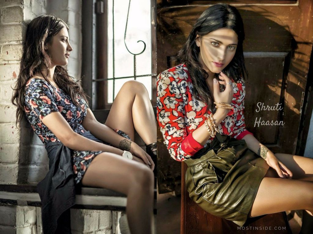 Shruti Haasan in Mini Skirt