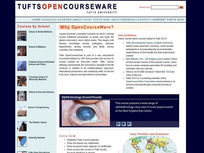 Tuft Open Courseware for Best Online Courses