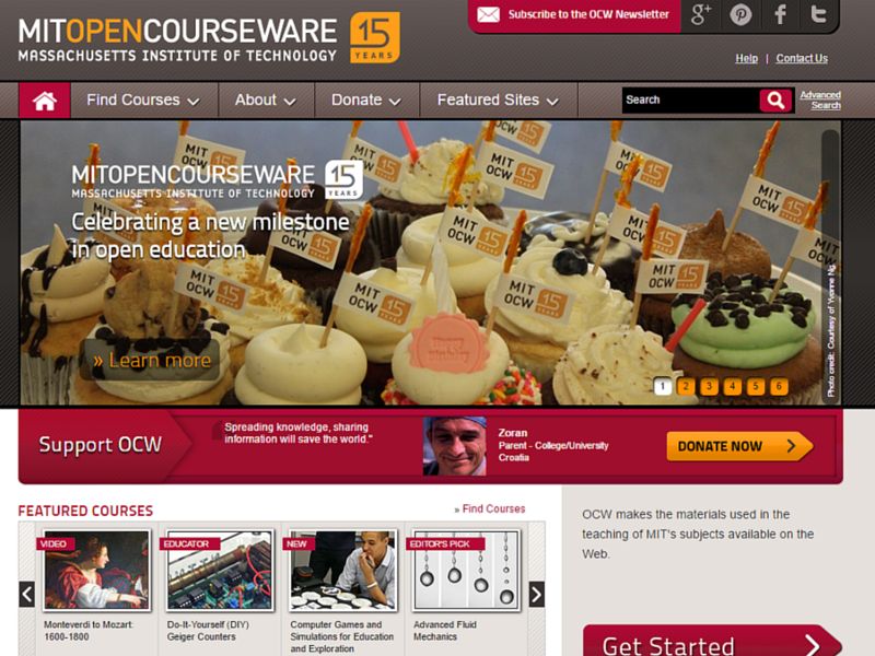MIT Open Courseware for Best Online Courses