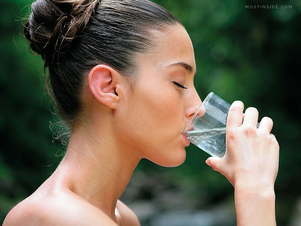 Girl Drinking Water