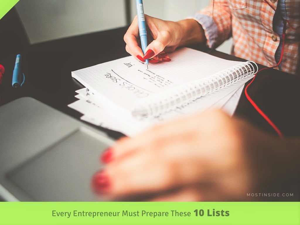 Entrepreneur 10 Lists