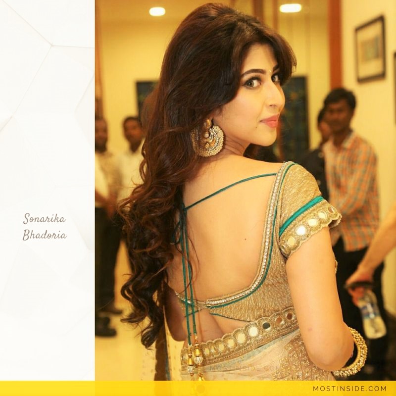 Sonarika Bhadoria in Saree