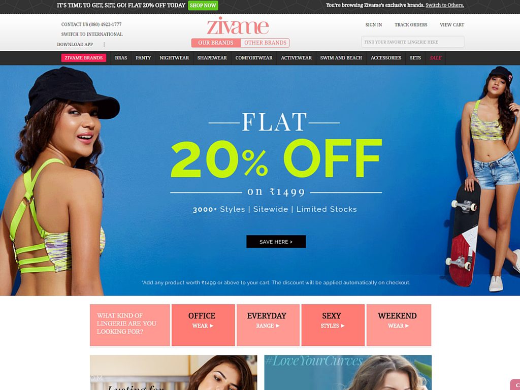 Lingerie Online Shopping in India