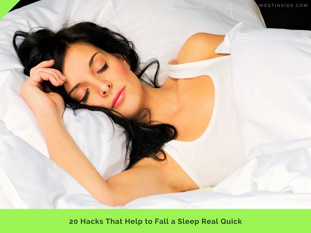 Hacks to fall asleep