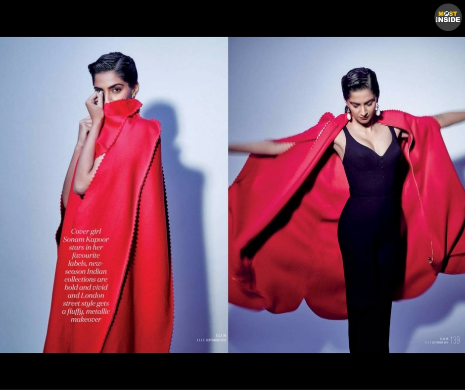 Sonam Kapoor Elle India Magazine