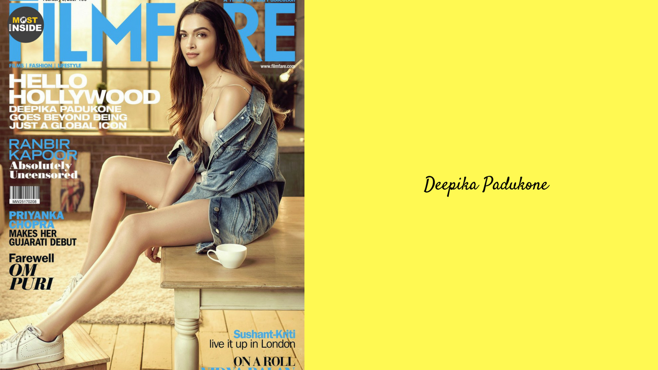 Deepika Padukone Filmfare Magazine 2017