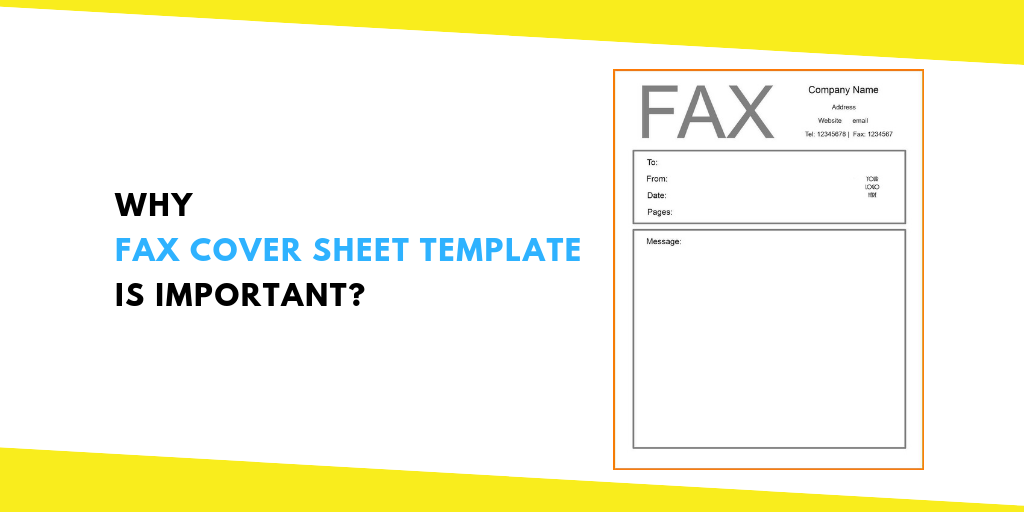 Fax Cover Sheet Template