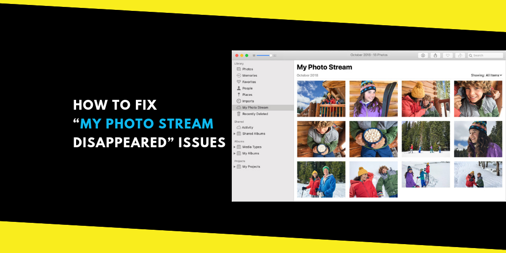 How to Fix My Photo Stream Disappeared