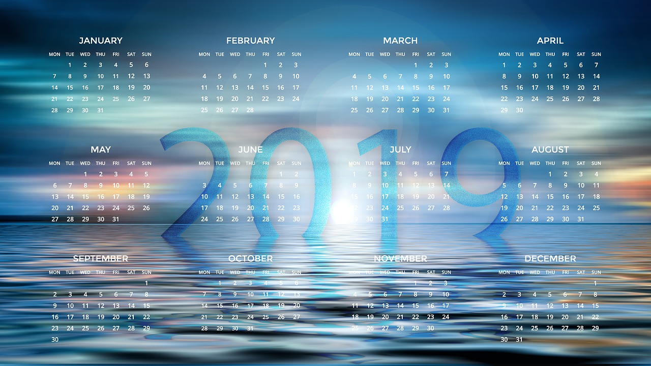 2019 Trends Calendar