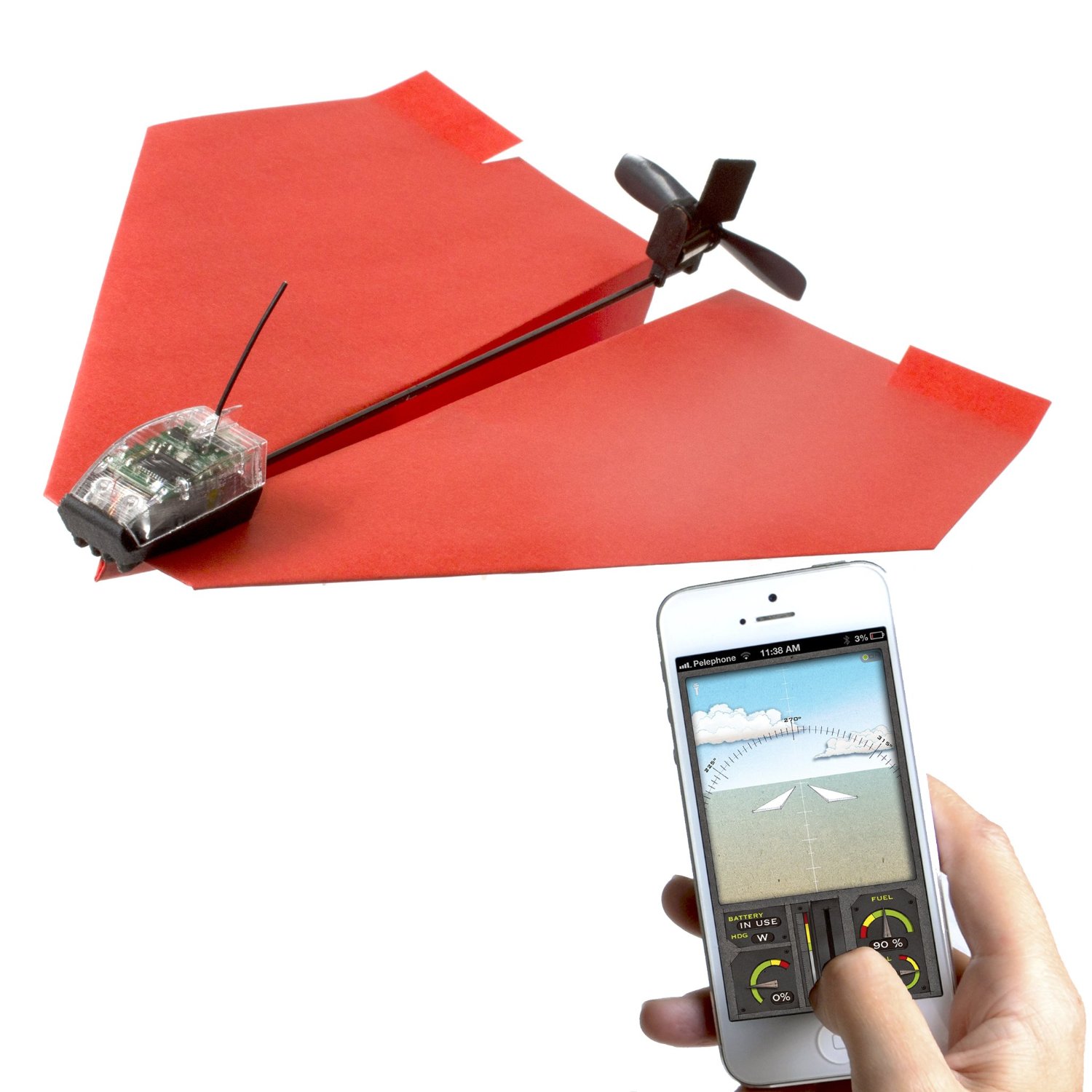 Smartphone Paper Airplane Gadget