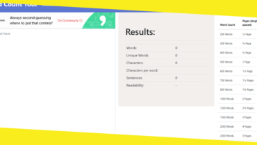 Helps To Consider The Word Count Tool At Online Checking Process