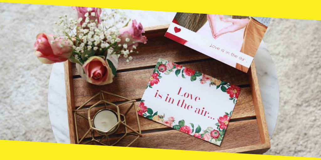 Valentine’s Day Flower Card Message