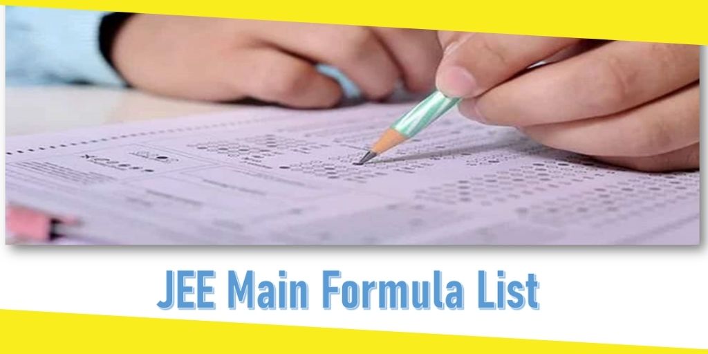 JEE Main Success Formulas