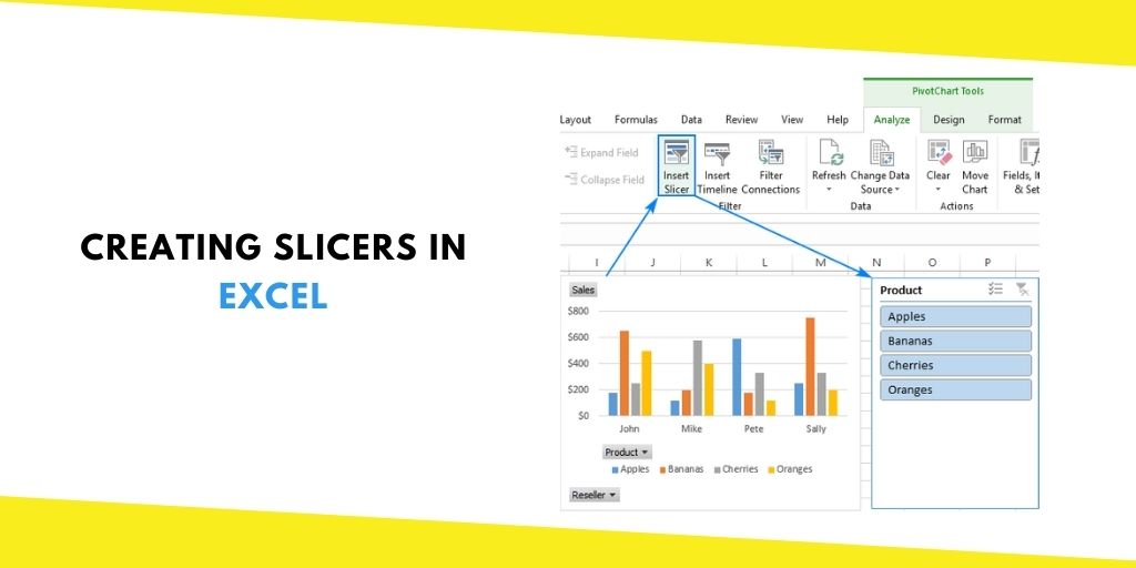 Creating Slicers in Microsoft Excel