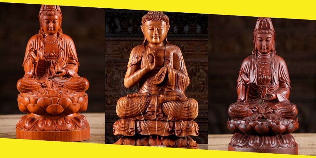 Wooden Buddha Statue