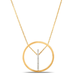 Yellow Gold Peace Pendant