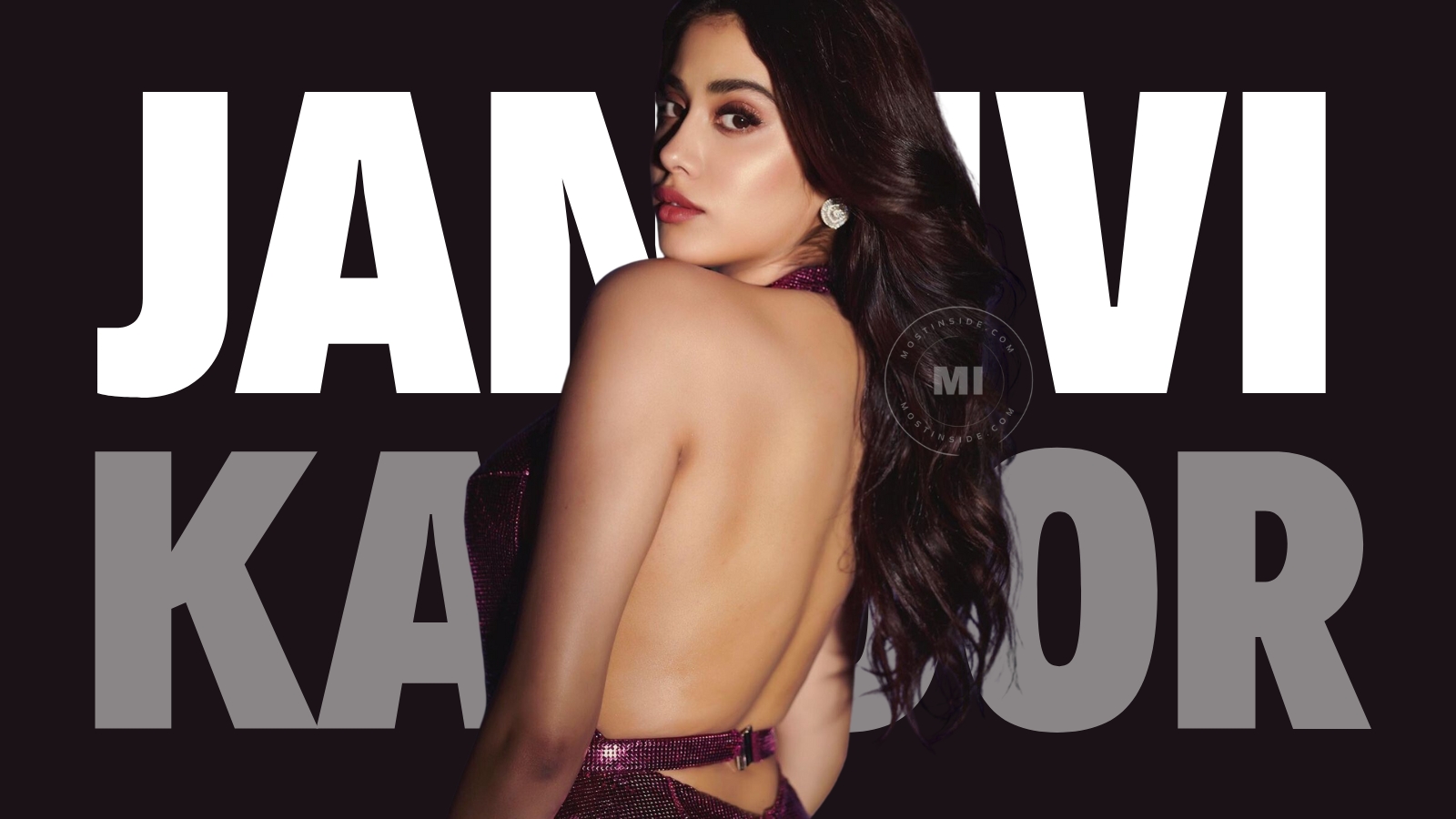 Beauty Secrets of Janhvi Kapoor Janhvi Kapoor backless.