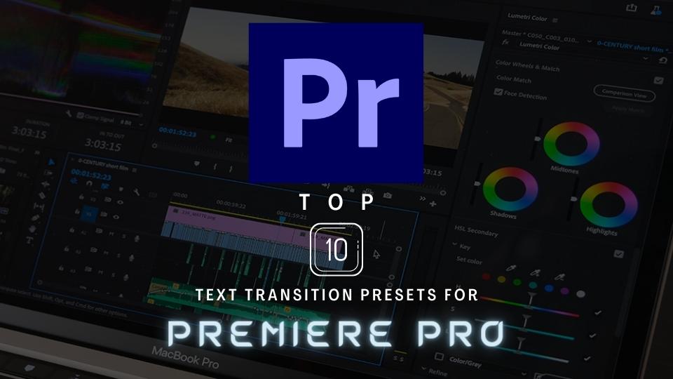 premiere pro text transition presets
