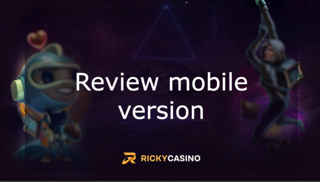 mobile version site Ricky Casino