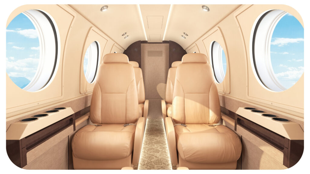 Private Jet Interior